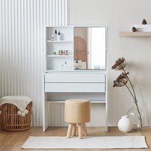 [KT알파쇼핑]파로마 오클리 화장대 800 수납화장대 착불, 오크