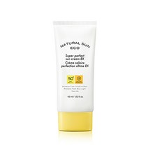 (652663)촉촉보습 더페이스샵 내추럴 선 에코 슈퍼 퍼펙트 선크림 EX 45ml 배송비x