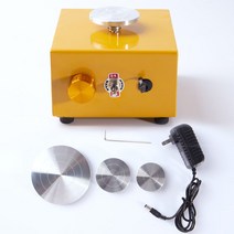 미니 도자기 물레 돌림판 전동 가정용 소형 도예 도구, 미니 스퀘어 옐로우 충전 모델(베어메탈)