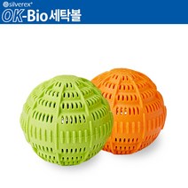 실버렉스 OK 바이오 세탁볼 2구 세라믹볼 무세제 세탁, OK바이오세탁볼