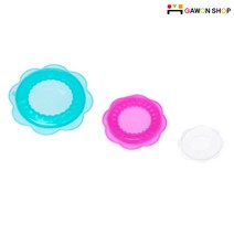 [당일출고] 이케아 OVERMATT 실리콘 음식덮개 3종/식재료보관/남은과일보관, 3종