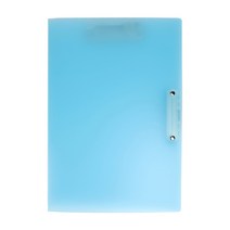 플러스샵 더블 레버화일 A4 4색상 PP, 파랑 10개