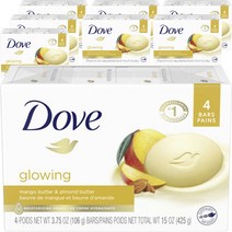 도브 그로잉 망고 버터 아몬드 버터 뷰티 바, 425g, 8개