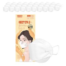 블루본 쓰리디 예쁜 언니 마스크 대형 KF80, 1개입, 50개, 흰색