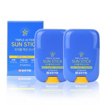 일양약품 자외선차단 선스틱 SPF50 트리플케어 3개, 선스틱 3개