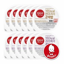 햇반 귀리흑미곤약밥 *6개 + 현미귀리곤약밥*6개, 단품