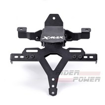 오토바이 번호판 홀더 다이 Yamaha xmax x max x-max 300 250, 검은색