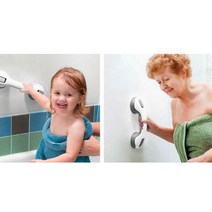 어린이 미끄럼방지 흡착식 욕실안전바 거치 깔끔한스타일 황동 빈티지손잡이