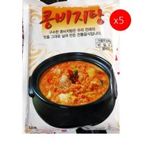 [더착한푸드]콩비지탕(팔도 600g) 5개 식자재마트 대용량 업소용 콩비지탕맛집 콩비지찌개 콩 팔도콩비지탕 즉석콩비지탕 비지 즉석탕 즉석요리