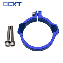 배기 머플러 팁Dirtbike 배기 플랜지 가드 팁 머플러 파이프 클램프 GasGas MC EX EC 250 300 2021 Husqvar, 02 Blue