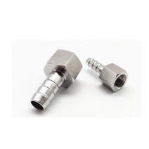 구리스 니플 니쁠 6mm 8mm 10mm 12mm 14mm 16mm 19mm 호스 바브 m10 m12 m14 m16 m18 m20 암나사 304 스테인레스 스틸 고압 파이프, m14x1.5-10mm, 1개