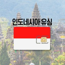 인도네시아 유심 LTE 완전무제한 5일 6일 발리 자카르타 여행 유심칩, 매일 1GB 후 저속무제한, 12일