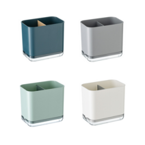 홈스윗홈 플라스틱 물빠짐 수저통, 그레이, 1개