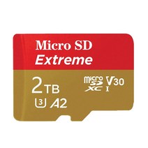 메모리카드 마이크로 SD카드 고속 마이크로 SD 카드 2TB 100% 실제 용량 / TF 플래시 메모리 1TB 전화/컴퓨, 07 gold 2TB