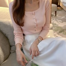 악녀일기 시에 스퀘어 니트 가디건