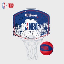 미니 이동식 실내 농구대 벽걸이 농구골대 방학놀이 가정용 문걸이 슬램덩크, NBA로고 세트