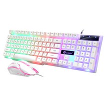 LIMEIDE 손목안아픈 마우스 키보드 세트 아이온 인옵 스타크래프트 오토 익스 게이밍 배그 패이커, D