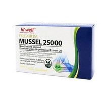 뉴질랜드 초록홍합 초록입홍합 오일 초록잎 초고함량 25000mg, 200정/200일분, 1박스