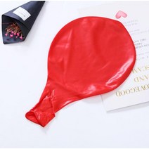 애드벌룬 에드벌룬 현판식 제막식천다채로운 색상 36 인치 풍선 라운드 웨딩 장식 파티 결혼 큰 흰색 1 피, 05 Red