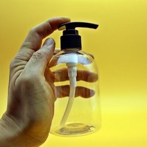 300ml 투명공병 소분병 펌핑 용기 캠핑 세제통 기름통