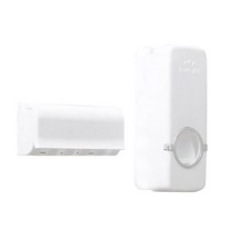 OEM 국산 자동 치약 짜기 칫솔꽂이 생활용품 욕실세트 화이트/레드, 1개, White_