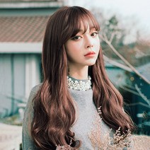 가발매니아 하트펌 64cm 리얼라인피스 하이커버피스 오픈반가발, 초코브라운, 1개