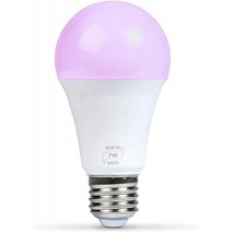 플럭스 블루투스 스마트 LED 전구 - 스마트폰으로 제어되는 다색조명 색상 교환등 - 아이폰 iPad Apple Watch Android Phon, 1, 단일옵션