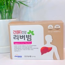 (최신정품)좋은효소 건강기능식품 리버빔 간겅강 500mg*180캡슐