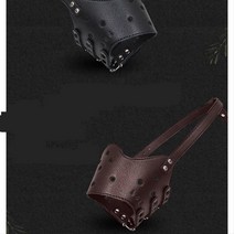 애견 버클조절 짖음방지 입마개 M사이즈 물림방지 시츄 웰시코기입마개, 1개, 프리미엄 애견입마개(M)-브라운