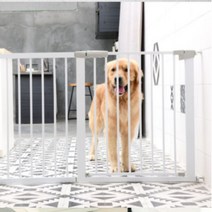 강아지 가드레일 애견 격리문 울타리 작은 대형견 안전문 난간 방묘창 펫도어 캣도어 출입문, 181-187cm 설치폭