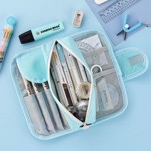 연필 가방 여성 단순 중학생 연필 가방 필통 대용량 중학생-104590, 단일옵션, 옵션01