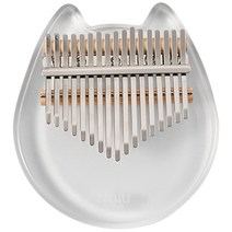 NALU NK-CT 투명 칼림 바 17 키 아크릴 엄지 손가락 피아노 MBIRA Likebe 키보드 악기 크리스마스 선물, 보여진 바와 같이, 하나