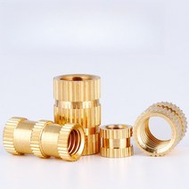 [150개 묶음] 황동 인서트 너트 사출 동 M2 M2.5 M3 앙카 삽입 팝 길이 매립 번데기, 30. M2.5x3x4(150개), 150개