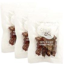 아침애 오리 목뼈껌(소) 80gX3개세트, 단품없음