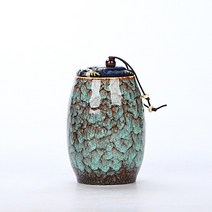 반려동물유골함 장례식 유골 인간의 화장 Urn 애완 동물 홀더 Keepsake Memory Pal 개 세라믹 Urns 상자 고양이 새 urn, [05] 하늘색, [01] 300ML(6.5x12cm)