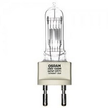 오슬람램프 G22 230V(220V) 1000W /할로겐 램프 /3200K 전구색 할로겐라이트 텅스텐램프 사진용램프 포멕스사진전구 아리