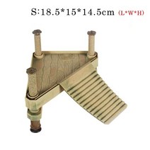 반수생거북이 사육장 수조 터틀팟 페닌슐라쿠터 등반 사다리 포함 거북이 서식지 수족관 식물 빨판 모자 수생 은신처 파충류 플랫폼, Small 사이즈