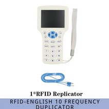 영어 10 ICID 주파수 RFID 액세스 제어 카드 리더 NFC 암호화 카드 작성기 UID 칩 복사기 스마트 키 복사기, 08CD-1