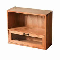 인테리어 HND 레트로 우드 미니 수납장, 색상:[색상]본상품