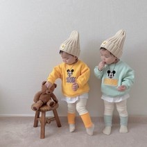 S-모란 봄포인트미키세트 유아동 어린이집 유치원 등원룩 봄에입기좋은옷