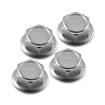 GPM 금속 알루미늄 24MM 휠 너트 타이어 ARA310929 아르마 1/5 크라톤 아웃캐스트 EXB 8S 4WD 몬스터 트럭 RC 자동차 업그레이드 부품용, [07] SILVER