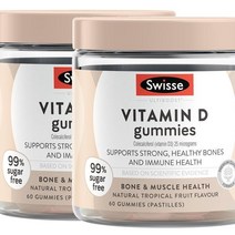 호주 스위스 Swisse Vitamin D 비타민D 구미 60정, 2팩