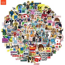 Roblox 스티커 게임 낙서 방수 스티커 세트 100 매