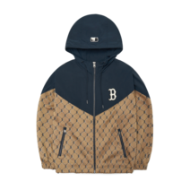 [정품] 엠엘비 다이아 모노그램 배색 자카드 바람막이 3AWJM0224