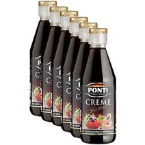 폰티 글라사 가스트로노미카 발사믹 크림 500그램 6병 Ponti Glassa Gastronomica Balsamic Cream, 1병