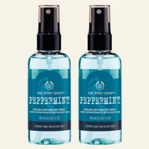 더바디샵 페퍼민트 쿨링 앤 리바이빙 풋 스프레이 100ml 2팩 Thebodyshop Peppermint, 1개, 1개