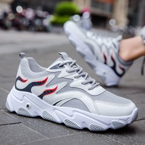 YAPOGI 여름 남성 신발 통기성 운동화 메쉬 신발 달리기