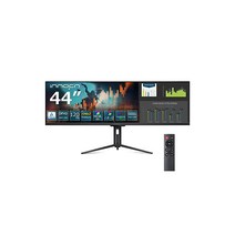Innocn 43.8 인치 모니터 울트라 와이드 pc 모니터 와이드 모니터 ADS IPS HDR600 비광택 93 % DCIP3 색역 풀HD 3840*1080 USB TypeC 연결 PIP / PBP FreeSync / GSync GAME PLUS 슬림형 기울기 조정