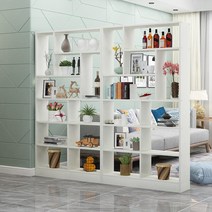 현관 캐비닛 거실 파티션 수납장 공간분리 모듈형가벽, 180X80X24CM 강남 운율