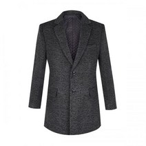 [KJSTYLE] 남성 WOOL 자카드 LINING 누빔 하프코트_KRAD15ZC16
